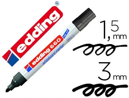 Edding Rotulador edding para pizarra blanca 660 punta redonda 1,5-3 mm