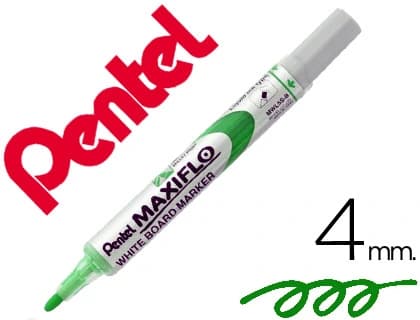 Rotulador maxiflo pentel para pizarra blanca