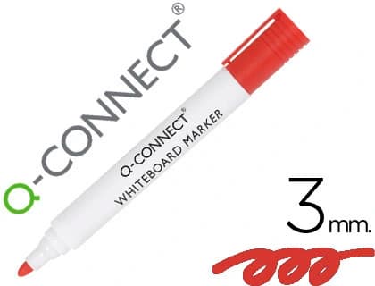 Rotulador q-connect pizarra blanca punta redonda 3 mm