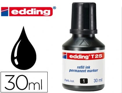 Edding Tinta rotulador edding t-25 bote 30 ml