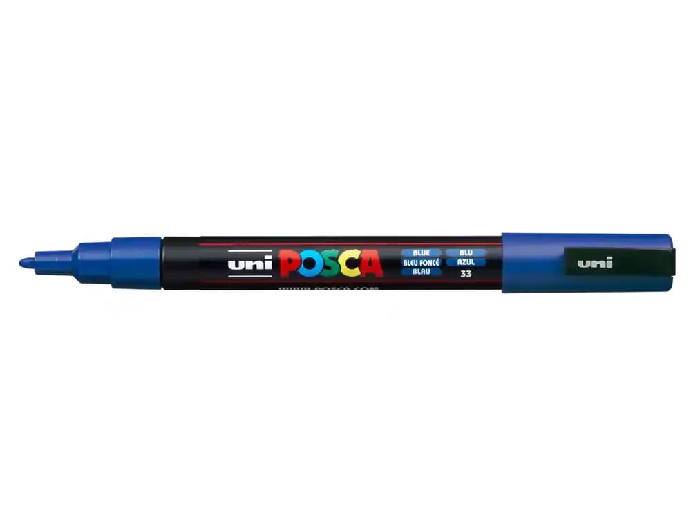 Rotulador uni posca pc-3m marcador de pintura punta conica 0,9-1,3 mm