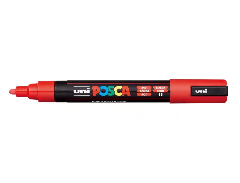 Posca Rotulador uni posca pc-5m marcador de pintura punta conica 1,8-2,5 mm