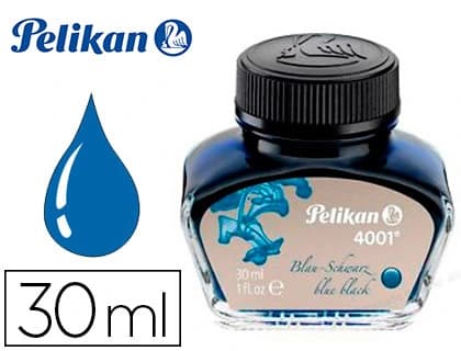Pelikan Tinta estilografica pelikan 4001 negro/azul bote 30 ml