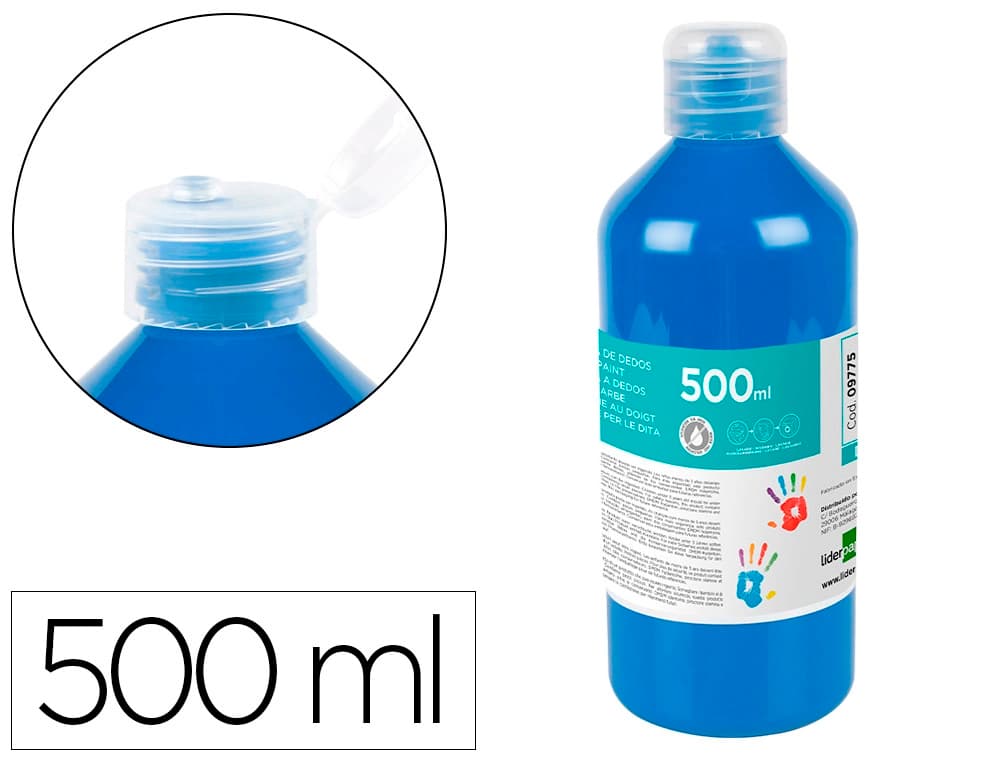 Liderpapel Pintura dedos liderpapel botella de 500 ml