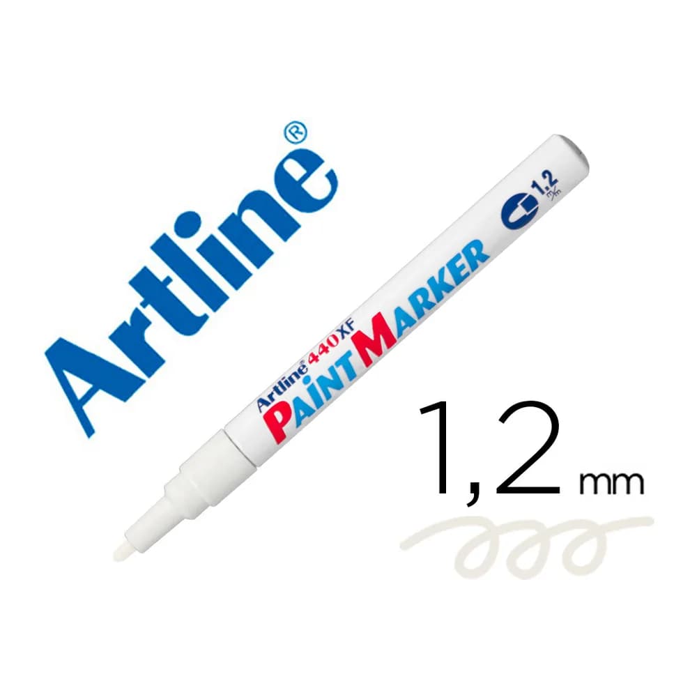 Artline Rotulador permanente blanco Artline EK-440
