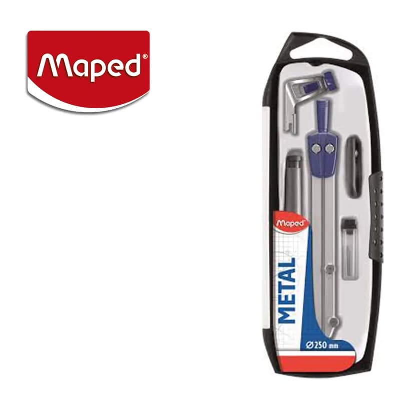 Maped Compas maped start con con portaminas 0,5 mm en estuche con 5 piezas