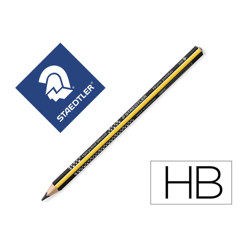 Staedtler Lapices de grafito staedtler triplus jumbo hb unidad