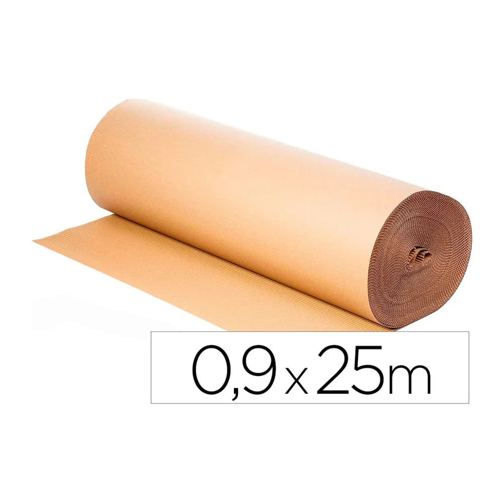 Q-connect Carton ondulado q-connect 0,90x25 m 250 g/m2 kraft