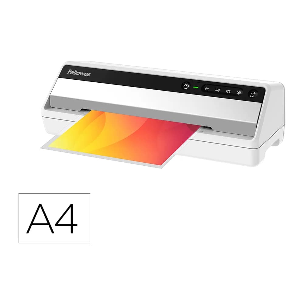 Fellowes Plastificadora fellowes saturn 3i din a4 2 rodillos sistema antiatasco hasta 125 mc