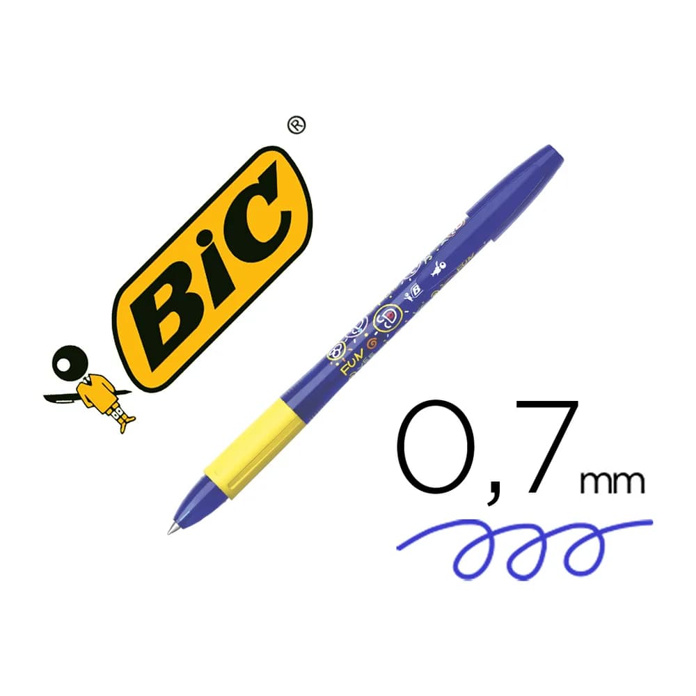Bic Boligrafo bic gelocity illusion borrable punta de 0,7 mm