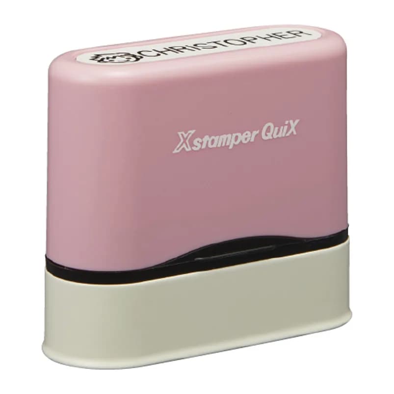 Sello x stamper quix nombre personalizable 9,5x46 mm qn41
