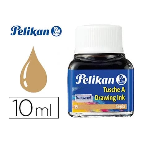 Pelikan Tinta china pelikan sepia bote de 10 ml