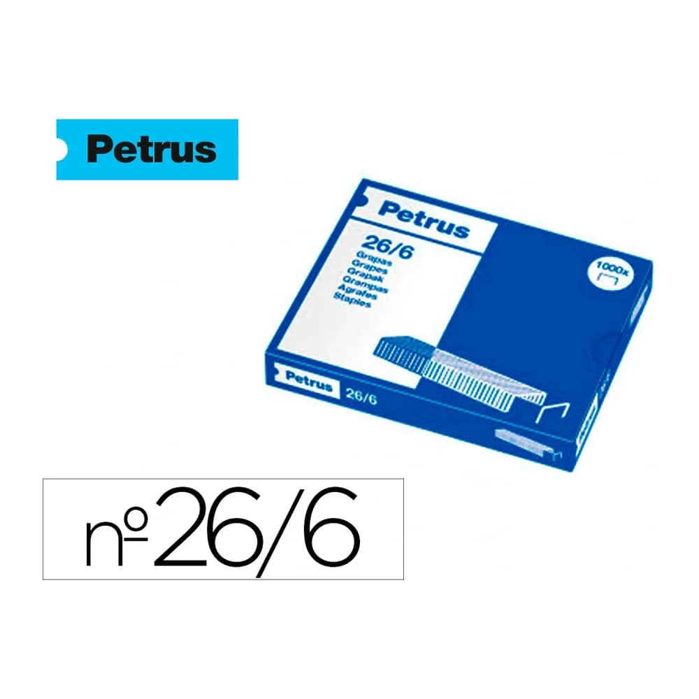 Petrus Grapas petrus nº 26/6 galvanizada caja de 1000 unidades