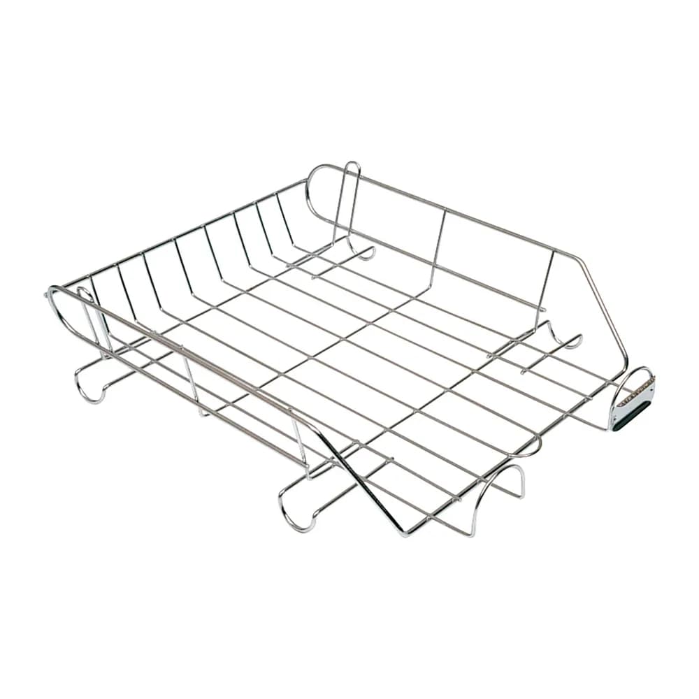 Q-connect Bandeja sobremesa metalica q-connect cromada 370x275 mm