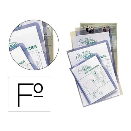 Saro Carpeta dossier uñero saro pvc 280 mc