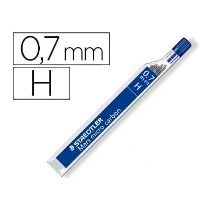 Staedtler Minas staedtler mars micro grafito 0,7 mm h tubo con 12 unidades