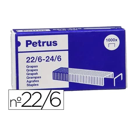 Petrus Grapas petrus nº 22/6 galvanizada caja de 1000 unidades