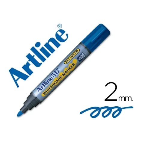 Artline Rotulador artline pizarra ek-517 punta redonda 2 mm tinta de bajo olor