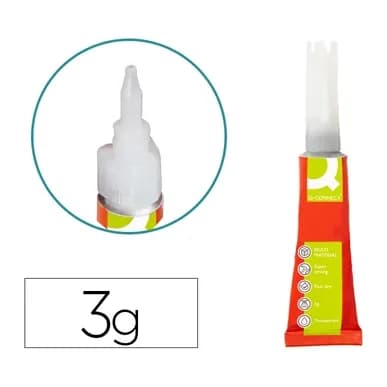 Q-connect Pegamento q-connect adhesivo instantaneo fuerte 3 gr unidad