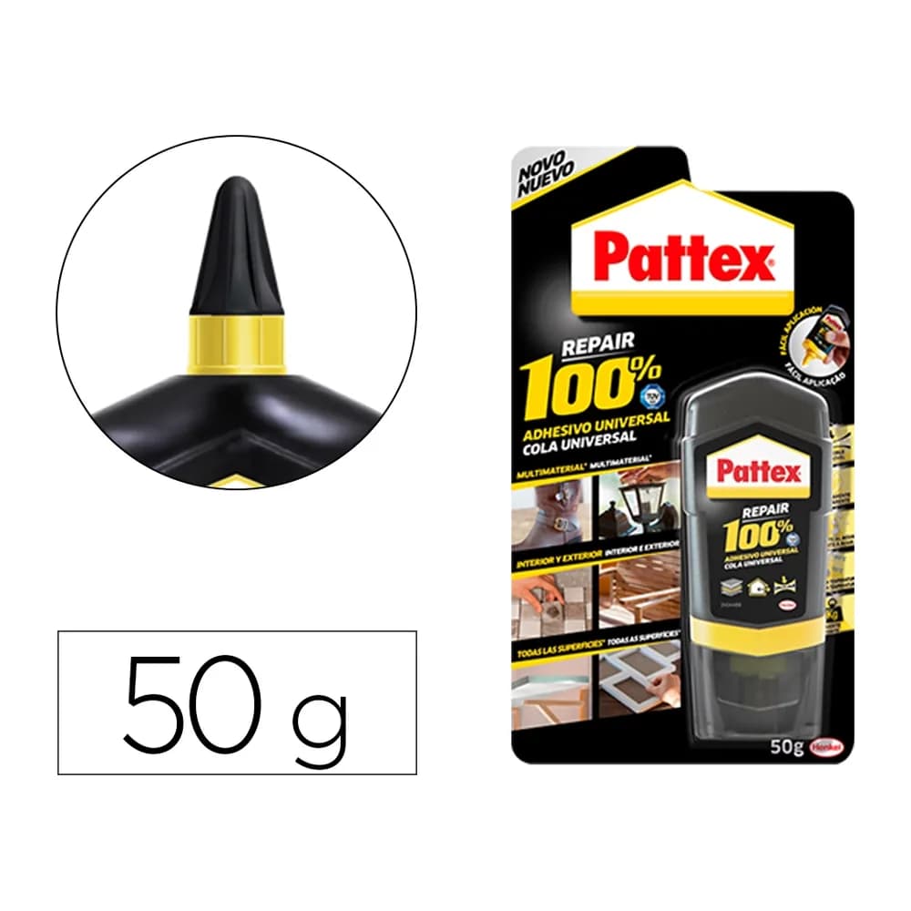 Patex Pegamento pattex universal ingredientes activos 100% sin disolventes botella 50 g