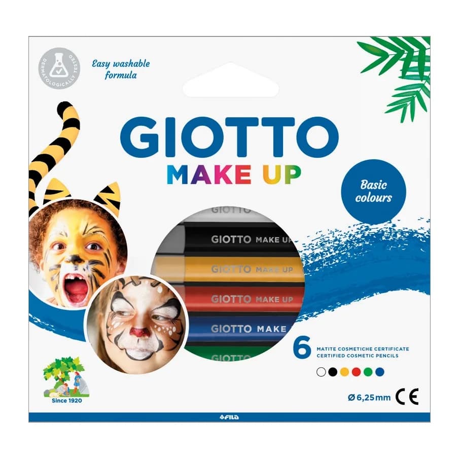Giotto Set giotto make up 6 lapices cosmeticos colores clasicos