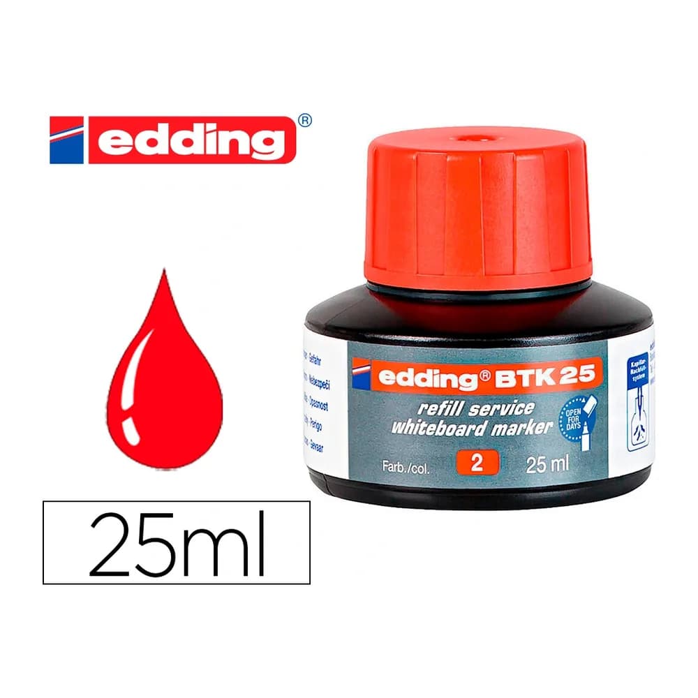 Edding Tinta rotulador edding pizarra blanca btk-25 bote 25 ml