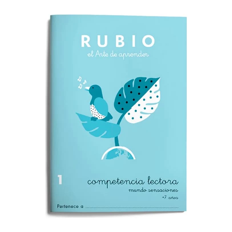 Rubio Cuaderno rubio competencia lectora 1 mundo sensaciones