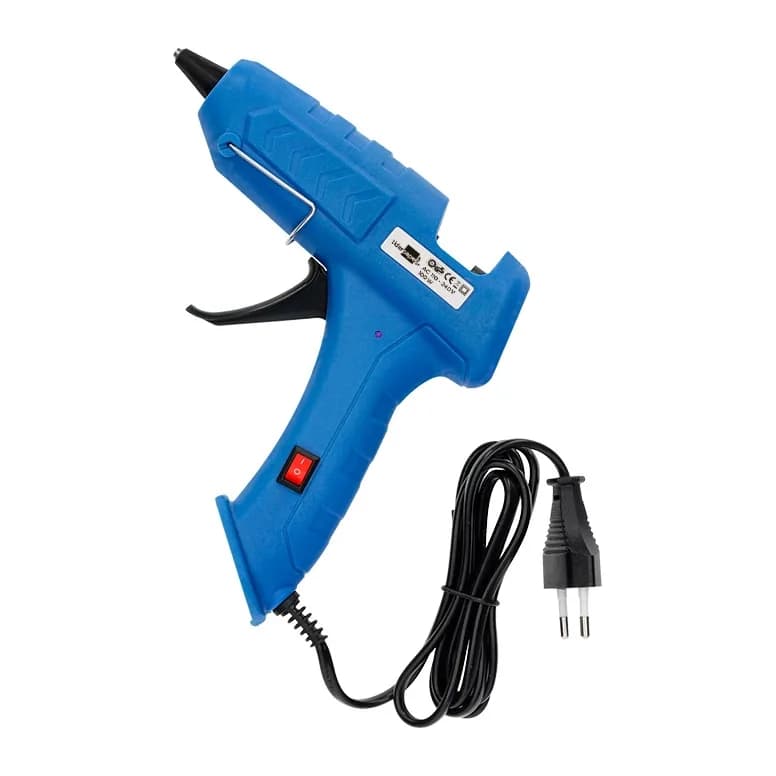 Liderpapel Pistola de silicona caliente liderpapel de 100 w con gatillo dispensador y 2 barras de repuesto de 11 mm