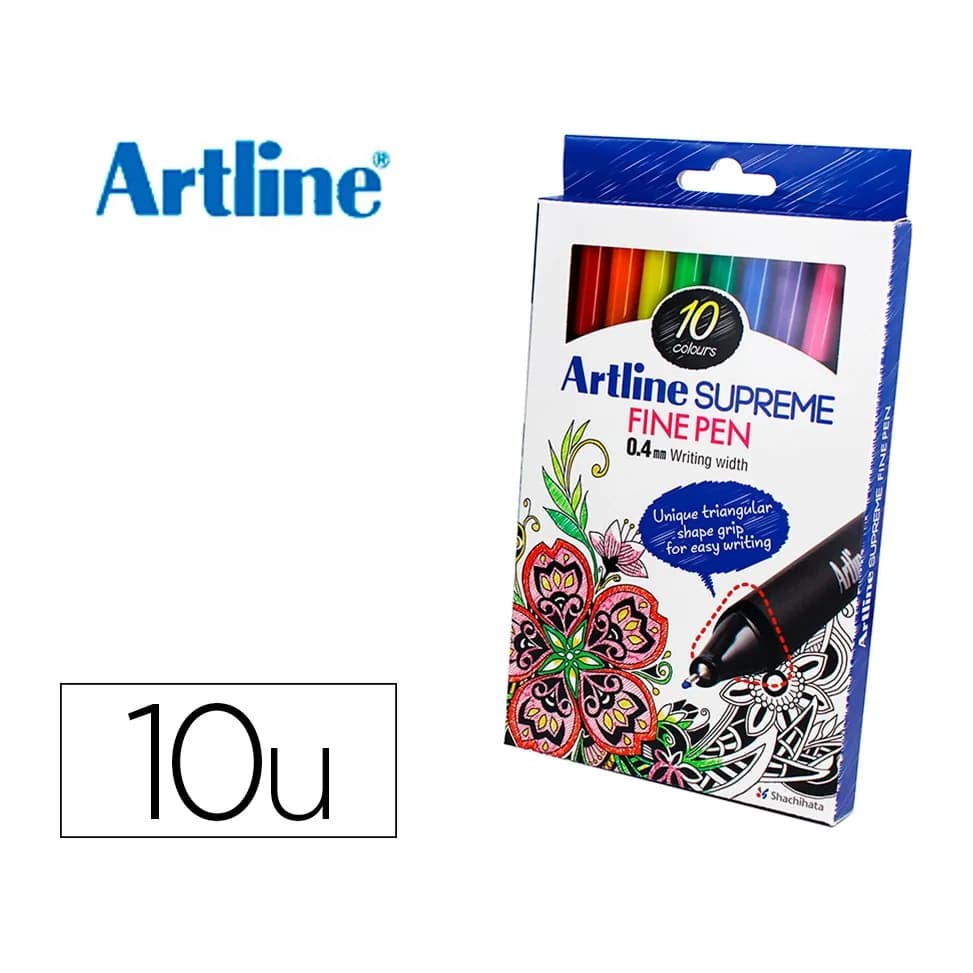 Rotulador Artline Supreme EPFS200 fine liner de 0,4 mm – Surtidos