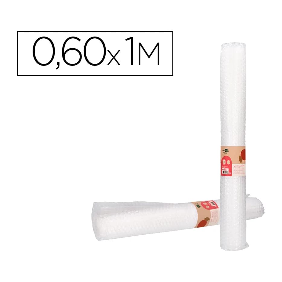 Liderpapel Plastico burbuja liderpapel ecouse 0.60x1m 30% de plastico reciclado