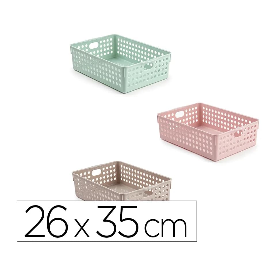 Plasticforte Cesta ordenacion plastiforte atlas nº 4 260x350 mm colores surtidos