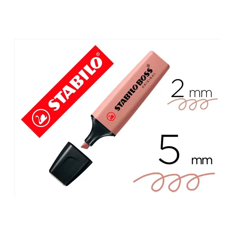 Stabilo Rotulador stabilo boss pastel fluorescente 70 nature colors