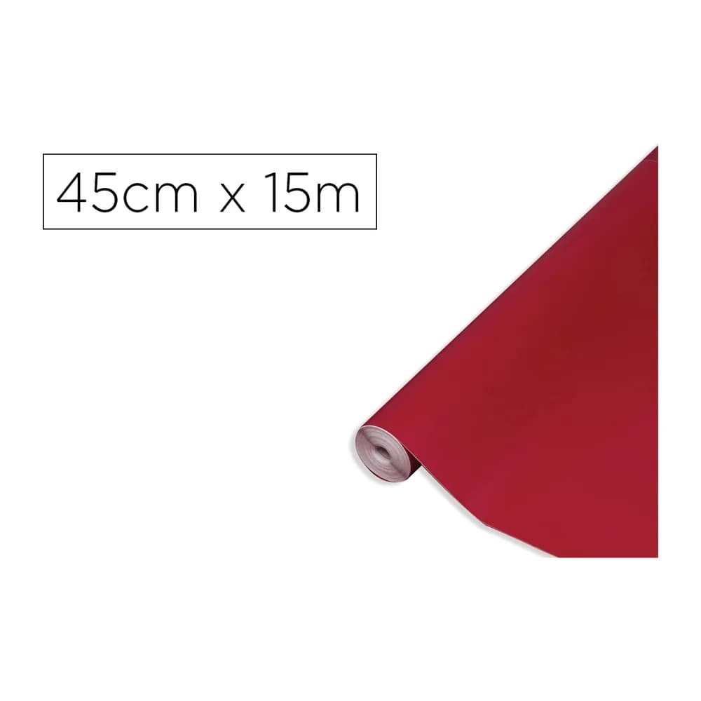 D-c-fix Rollo adhesivo d-c-fix burdeos mate ancho 45 cm largo 15 mt