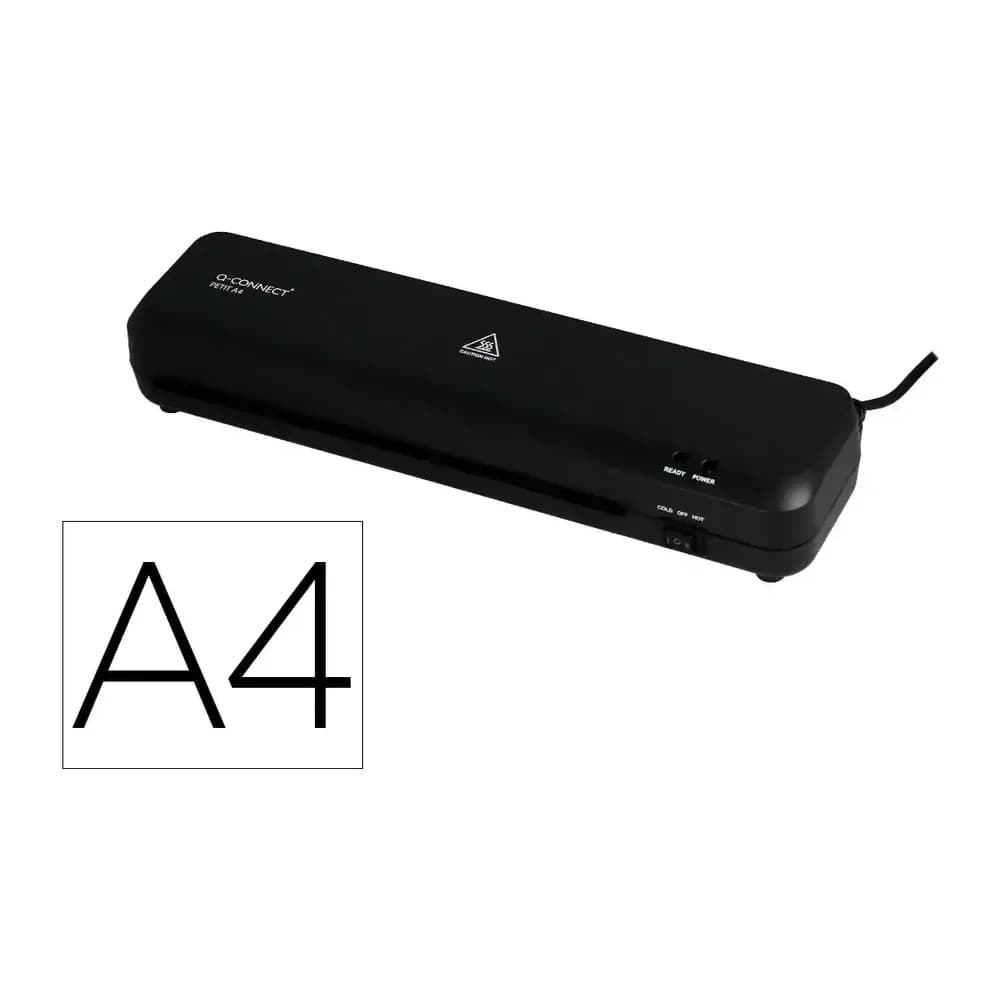 Q-connect Plastificadora q-connect compacta kf19061 din a4 plastificado caliente/frio luces ready/power 2 rodillos