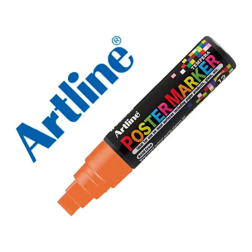 Artline Rotulador artline poster marker epp-12 punta rectangular 12 mm