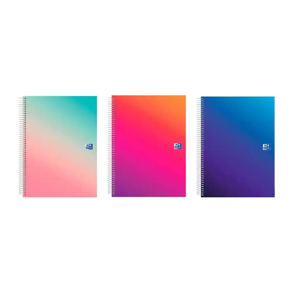 Oxford Cuaderno espiral oxford europeanbook 5 tapa extradura din a4+ 120 hojas horizontal kangoo gradient