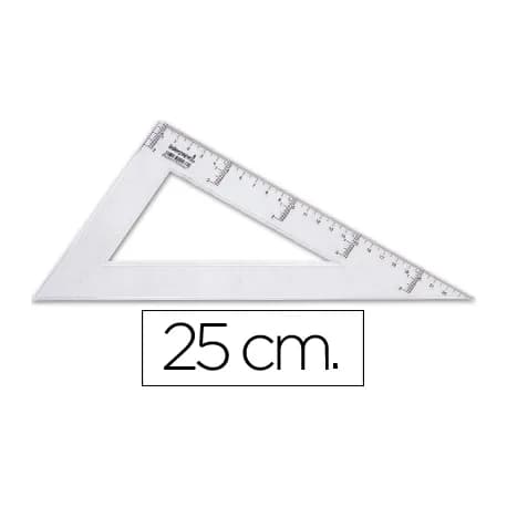 Liderpapel Cartabon liderpapel 25 cm plastico cristal