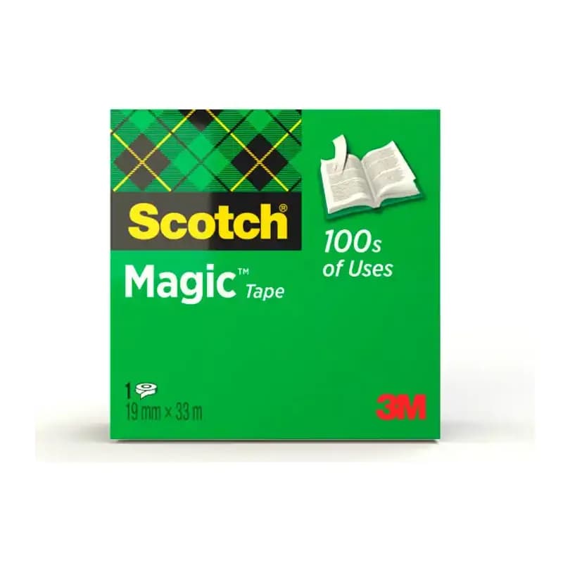 Scotch Cinta adhesiva scotch-magic invisible 33 mt x 19 mm