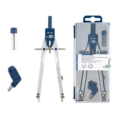 Liderpapel Compas liderpapel micrometrico con adaptador