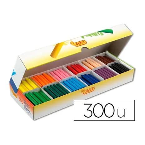 Jovi Lapices cera jovicolor caja con 300 unidades colores surtidos