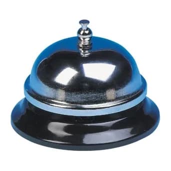 Q-connect Timbre recepcion q-connect metalico 85x55 mm