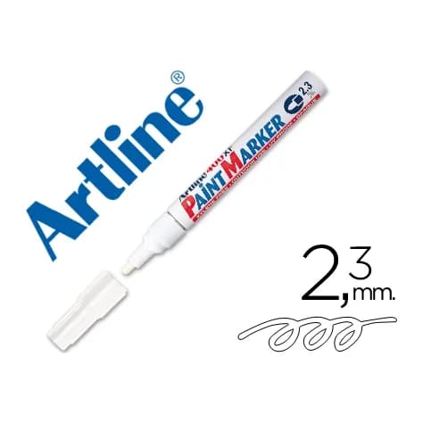Artline Rotulador permanente blanco Artline EK-400