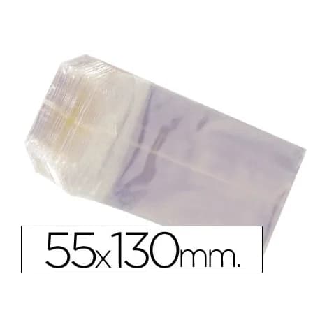 Blanca Bolsa celofan 55x130 mm paquete 100 unidades