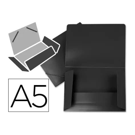 Liderpapel Carpeta Liderpapel gomas tres solapas polipropileno color opaco