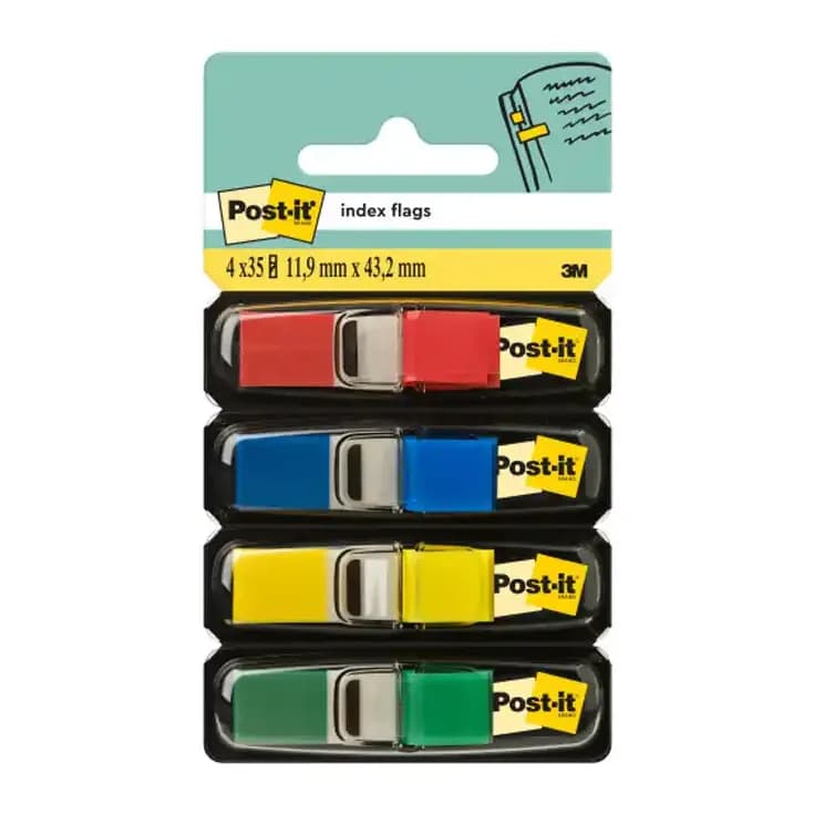 Post-it Banderitas separadoras 683-4 dispensador 4 colores