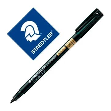 Rotulador staedtler lumocolor retroproyeccion punta de fibra permanente special 319-9 negro punta media