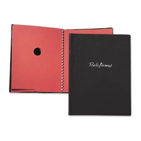 Saro Portafirmas saro 320 pvc gofrado 20 departamentos color negro