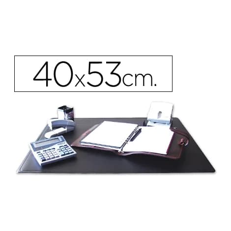 Q-connect Vade sobremesa q-connect polipropileno negro 40x53 cm 999112415