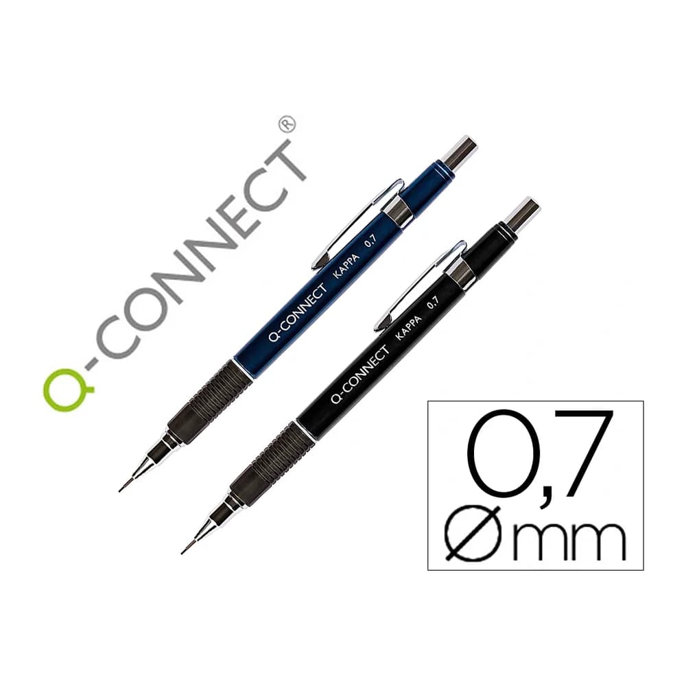 Q-connect Portaminas q-connect kappa 0,7 mm sujecion de caucho