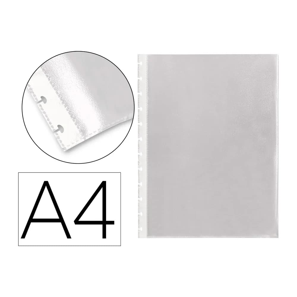 Liderpapel Recambio funda liderpapel intercambiables din a4 bolsa de 10 unidades